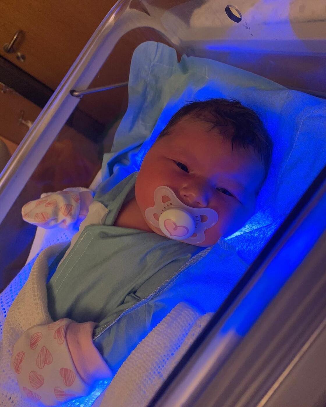 Delilah as a newborn